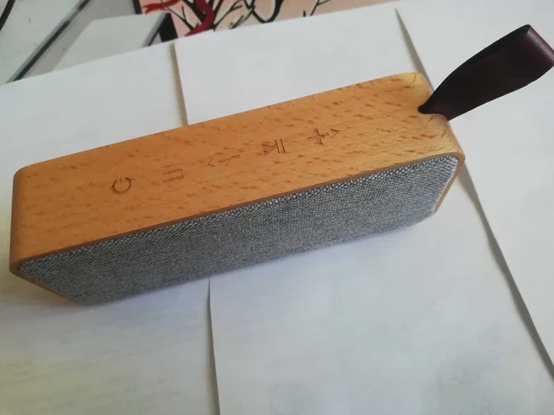 Boxa lemn, Bluetooth 5.0.